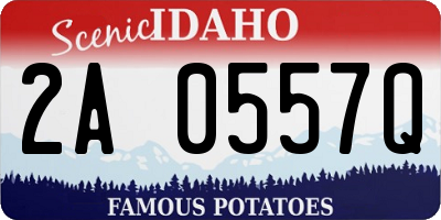 ID license plate 2A0557Q
