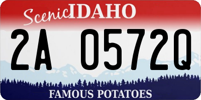 ID license plate 2A0572Q