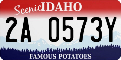 ID license plate 2A0573Y