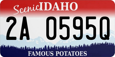ID license plate 2A0595Q