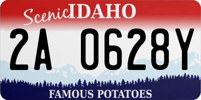 ID license plate 2A0628Y
