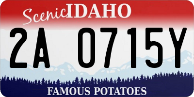 ID license plate 2A0715Y