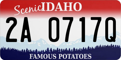 ID license plate 2A0717Q