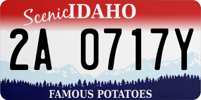 ID license plate 2A0717Y