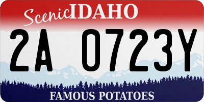 ID license plate 2A0723Y