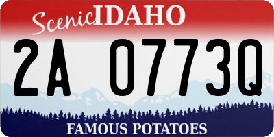 ID license plate 2A0773Q