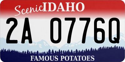 ID license plate 2A0776Q