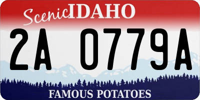 ID license plate 2A0779A