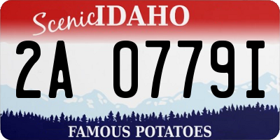ID license plate 2A0779I