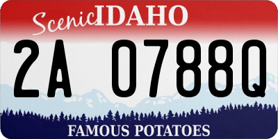ID license plate 2A0788Q