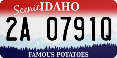 ID license plate 2A0791Q