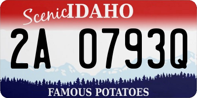 ID license plate 2A0793Q