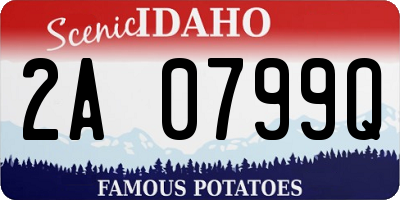 ID license plate 2A0799Q