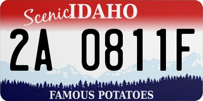 ID license plate 2A0811F