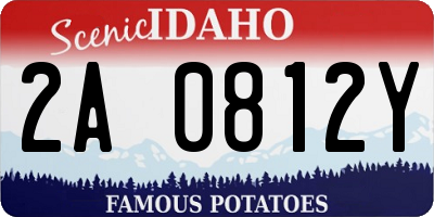 ID license plate 2A0812Y