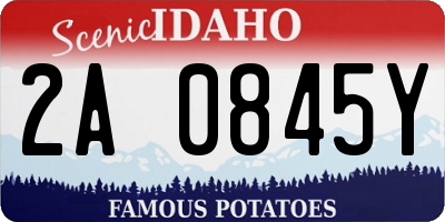 ID license plate 2A0845Y