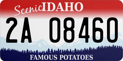 ID license plate 2A0846O