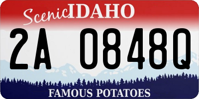 ID license plate 2A0848Q
