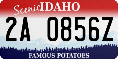 ID license plate 2A0856Z