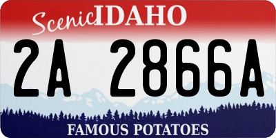 ID license plate 2A2866A