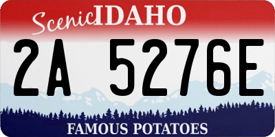 ID license plate 2A5276E