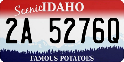 ID license plate 2A5276Q
