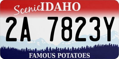 ID license plate 2A7823Y