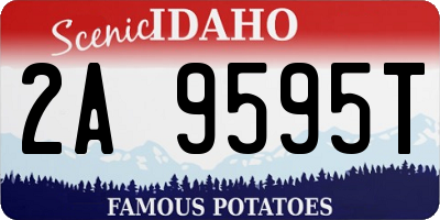 ID license plate 2A9595T
