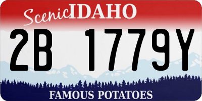 ID license plate 2B1779Y
