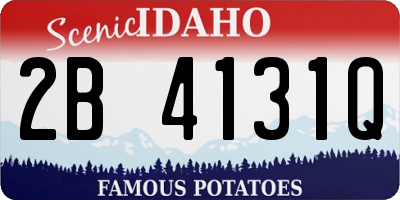 ID license plate 2B4131Q