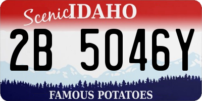 ID license plate 2B5046Y