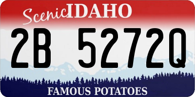 ID license plate 2B5272Q