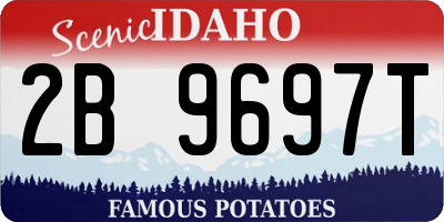 ID license plate 2B9697T