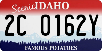ID license plate 2C0162Y