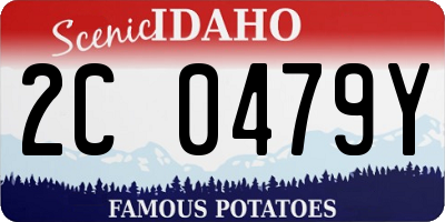 ID license plate 2C0479Y