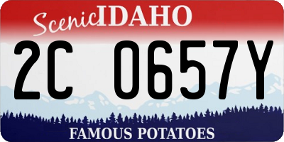 ID license plate 2C0657Y