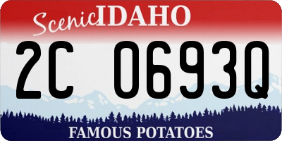 ID license plate 2C0693Q