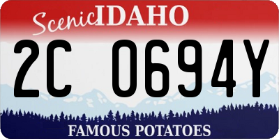 ID license plate 2C0694Y