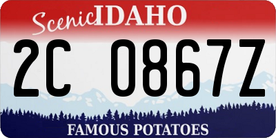 ID license plate 2C0867Z