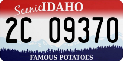 ID license plate 2C0937O