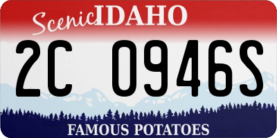 ID license plate 2C0946S