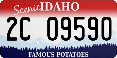 ID license plate 2C0959O