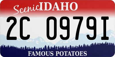 ID license plate 2C0979I