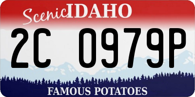 ID license plate 2C0979P