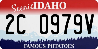 ID license plate 2C0979V