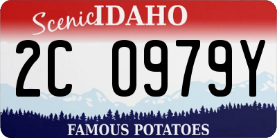 ID license plate 2C0979Y