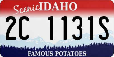 ID license plate 2C1131S