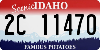 ID license plate 2C1147O