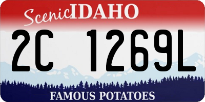 ID license plate 2C1269L