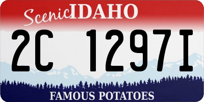 ID license plate 2C1297I